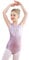 Monbessi Turnanzug Mädchen Glitzernde Kinder Gymnastikanzug Rundhalsausschnitt Dancewear 5-12 Jahre (110, Lila)