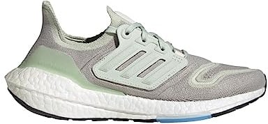 adidas Supernova Kurzarm-Shirt für Herren, Metallgrau, Leinen, Grün, gebrochenes Weiß, 42 EU