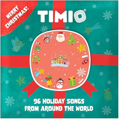 TIMIO Weihnachtslieder-CD für TIMIO Audio- und Musik-Player | 96 Internationale Weihnachtslieder aus Aller Welt | Weihnachtsmusik und Weihnachtslieder