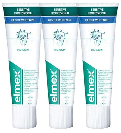 Whitening toothpaste for sensitive teeth sensitive white ning trio, 3x 75 ml