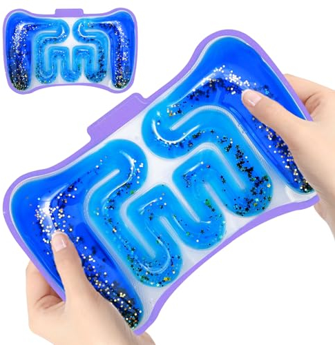 DOWNDRIFT Sensorik Spielzeug,Sensory Toys for Kids, Anti Stress Spielzeug Autismus Squeeze Spielzeug Stressabbau Spielzeug Sensory Squeeze Toys Antistress Spielzeug für ADHS (Blau)