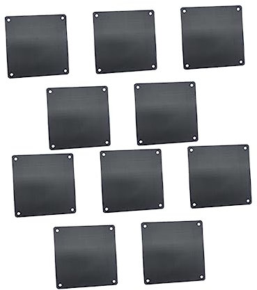 BESTonZON Dustproof Pc Fan Pcs 80x80mm Replacement Dust Filter Enhance Computer Cooling Minimize Noise Easy to Install