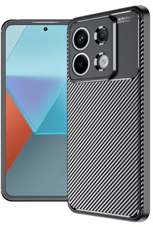 betterfon Hülle Kompatibel mit Xiaomi Redmi Note 13 Pro 5G | Handyhülle Silikon Back Cover Case für Redmi Note 13 Pro 5G TPU Bumper | Schwarz