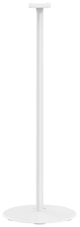 Nedis Speaker Stand Mount for Sonos Era 300, Fixed Height, Max. Capacity 5kg (Single Stand) - White