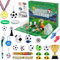 LINROMIA Adventskalender Fußball 2025 für Kinder, 24 Tage Weihnachtskalender Fußball Adventskalender Spielzeug für Jungen Mädchen Fußballfans Weihnachtsgeschenke
