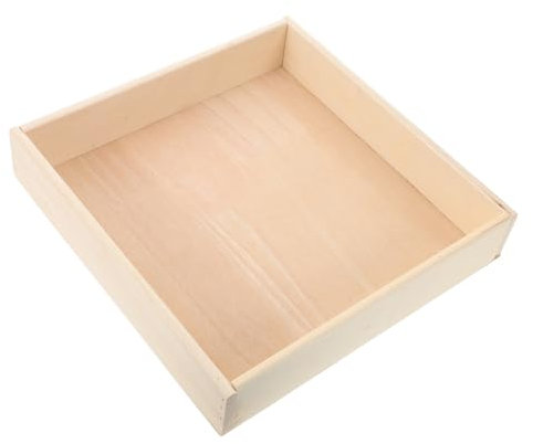 VICASKY Children's Sandbox Entertainment Sand Tray Sandbox for Portable Sand Tray Outdoor Toys Sand Tray for Portable Sandbox Outdoor Sand Tray Sandbox Wooden Beige