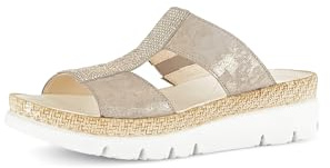 Gabor Damen Pantoletten, Frauen Slipper,Best Fitting,schluepfschuhe,Slip-ons,Backless Slipper,Gartenschuhe,Muschel/Visone,38 EU / 5 UK