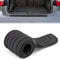 mizikuu Protector Parachoques Trasero, 90 x 7 cm Protector Paragolpes Coche Universal de Goma Protección Autoadhesivo Anti Arañazos Protector de Goma para Coche, Negro