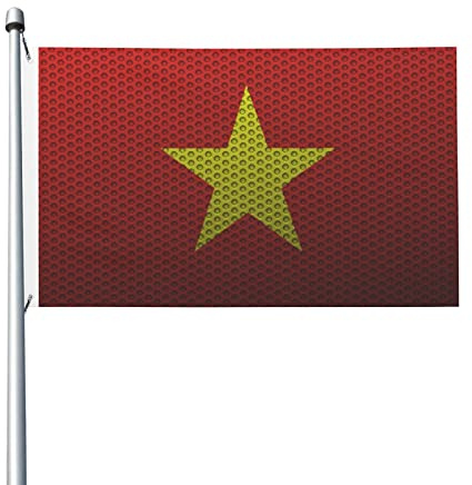 Flagge Von Vietnam Lustige Fahne Langlebig Farbflagge Décor Für Porch Yard Veranda 90X150Cm