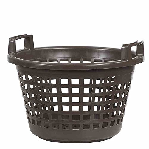 H.G 49628 Kartoffelkorb, braun, 28 kg schwere Qualität, Kunststoff