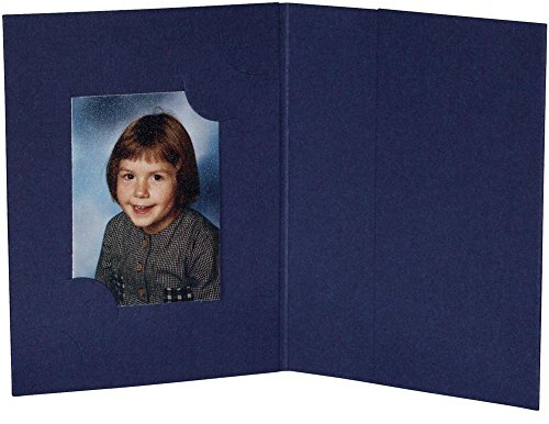 100 CARPETAS DAIBER, Azul para FOTOGRAFÍAS DE PASAPORTE, 3 TAMAÃ'OS