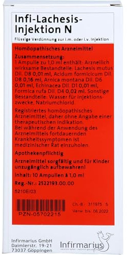 Infi Lachesis Injektion N flüssige Verdünnung, 10 St. Ampullen
