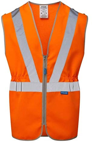 Pulsarail Tear-Apart Waistcoat, Small, Hi-Viz Orange