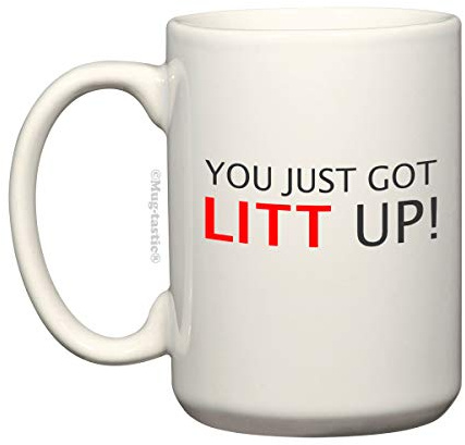 You Just Got Litt Up - Suits - Große 15 Unze El Grande Hochwertigen Kaffee Teetasse
