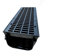 5 x CD410 Shallow Flow Drain Channel Drainage Plastic PVC Heavy Duty Including 2 x Endcaps for Water Rain Storm Shower Garden Driveway 1m
