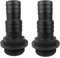 well2wellness® PVC Druckschlauchtülle mit Gewinde 1 1/2 x 32-38 mm - 2 Stück (107028-2)