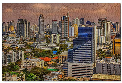 Thailand Bangkok Jigsaw Puzzle for Adults 1000 Piece Wooden Travel Gift Souvenir