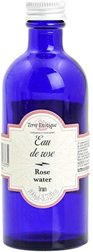 Terre Exotique Rosenwasser – ideal für Desserts und Aufgüsse – 100 ml