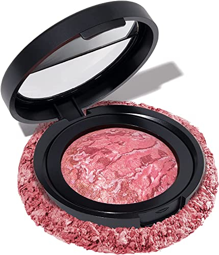 Laura Geller New York Baked Blush-n-Brighten Marbleized Rouge, tropische Farbtöne, cremiges, leichtes Satin-Finish