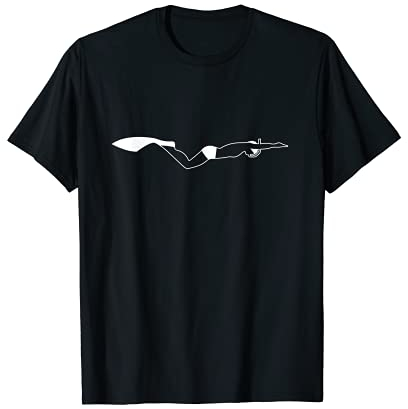 Finswimming männlich - Monoflosse Schwimmen T-Shirt
