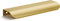 Goldenwarm 5-Pack Gold Aluminium Drawer Handles, 128mm Hole Centers, Modern Style, Ergonomic Pull, Gold Cupboard Handles