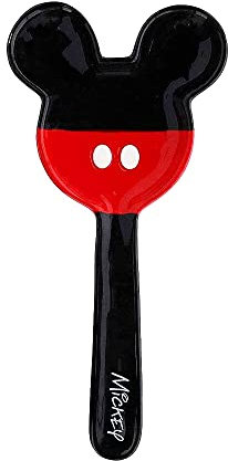 Zrike Disney Mickey Figural Spoon Rest - Functional Ceramic Utensil Holder with Iconic Design Doubles as Decor on Kitchen Counter or Dining Table Microwave & Dishwasher Safe A Gift for Any Occasion