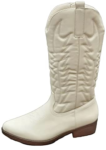 Toocool - Stivali Donna Texani Cowboy Western camperos Scarpe Inverno 2C8X9003 [40,ML155 Beige]