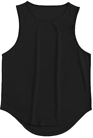Ärmellos Tank Top Herren Tanktop Sport Muscle Shirt Unterhemd Schnelltrocknend Atmungsaktiv Fitness Funktion Shirt Gym Running ärmelloses Shirt Herren(Navy,XL)