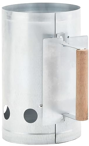 SKM Anzündkamin für Holzkohlegrill Verzinkter Stahl, Weight: 1.05 kg, 46614