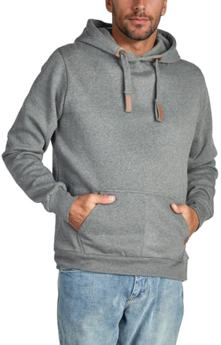 DENIMFY Hoodie Herren Regular Fit DFIvo Kapuzenpullover Pullover | Beige Blau Navy Schwarz Grün Grau S M L XL XXL 3XL 4XL 5XL