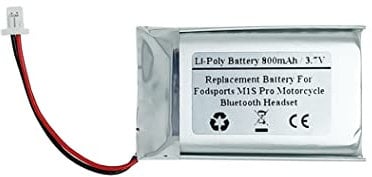 3.7V 800mAh Battery For Fodsport s M1S Pro Motorcycle Intercom Bluetooth Headset, Helmet Intercom