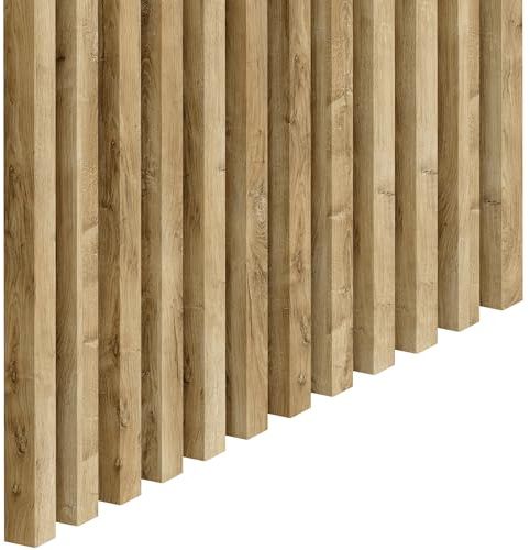 Premium 3D Slim S Lamellen 30 Stück, 20x20 mm, Dreidimensionale Wand- und Möbelpaneele holzpaneele, wandpaneele, holzoptik, lamellenwand