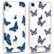 Foonary 2 Stück Transparent Handyhülle für iPhone XR 6,1 Hülle Durchsichtig Aesthetic Schmetterling Muster Case Mädchen Schutzhülle Weich Silikon TPU Stoßfeste Cover für iPhone XR
