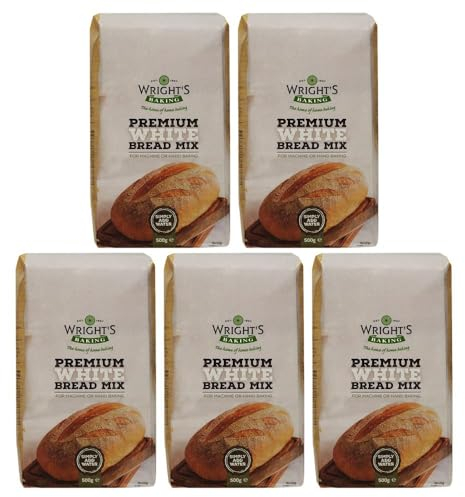 Wright's Baking Premium White Bread Mix 500g (Pack of 5) - Alpine Heights