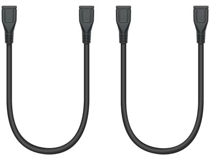 Riertostng Cable alargador micro USB corto de 9 pulgadas, cable micro USB hembra a hembra, cable de carga y sincronización de datos para dispositivos micro USB