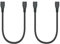 Riertostng Câble d'extension micro USB court de 22,3 cm, micro USB femelle vers femelle - Câble de charge et de synchronisation de données pour appareil micro USB
