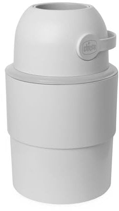 Chicco Cambiador de Pañales Compacto con Control de Olores, Desecho de Pañales, Cubo Contenedor Plegable y Ahorrador de Espacio, Poco Voluminoso, No requiere Recargas, se Usan las Bolsas Normales