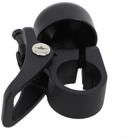 ZWEquipint Elektrorollerklingel aus schwarzem Edelstahl für Xiaomi 1S, für M365-Zubehör, schwarz, Roller-Zubehör, 6 cm, 4 cm, 3 cm