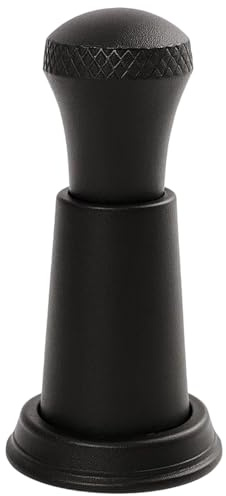 WDT Tool Espresso, Aluminum Alloy Handle Coffee Distribution Tool with Base, Screw Off Base-Easy Clean, Barista at Home Essential, Espresso Machine Accessories (Black)