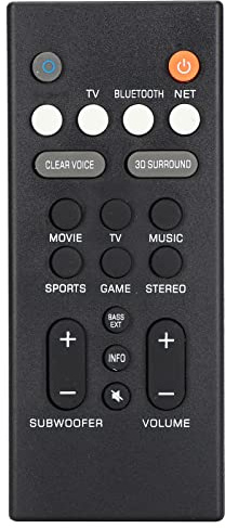Fernbedienung, 10 m/32,8 Fuß RemoteDistance TV-Fernbedienung, tragbare Soundbar-Lautsprecher-Ersatzsteuerung für YAS-209 YAS-109