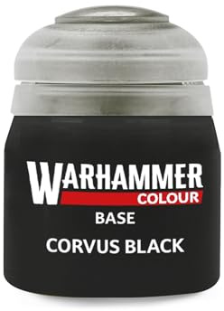 Warhammer Colour Base: Covus Black 12ml Acrylic paint