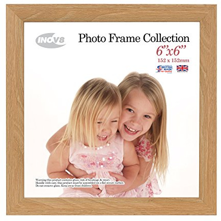 Inov8 Framing 6 x 6-Inch Photo Frame, Lime Oak, PFVS-LMOK-66