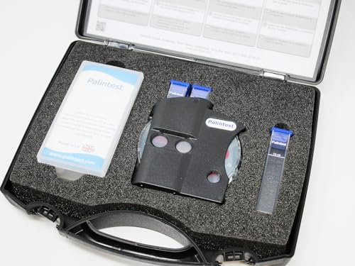 Palintest - Contour Comparator Kit | Dual Parameter Chlorine 0-5 mg/l & pH 6.8-8.4 | Swimming Pool & Spa Water Testing | Includes 30 Tests | Portable & Accurate | CKH 2001