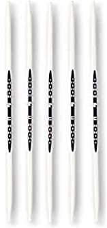 PRYM double-point Ergonomische Stricknadeln/Nadeln, High-Performance-Kunststoff, Mehrfarbig, 3,5 mm, 20 cm Länge, Set von 5, Alabasterweiß