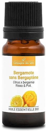 BERGAMOTTO SENZA BERGAPTENE BIO - 10mL - Olio Essenziale di Qualità Premium - 100% Puro, Naturale, Garantito ChromaCert® - Chemiotipizzato & Integrale