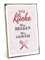 TypeStoff Holzschild mit Spruch – MEINE KÜCHE, MEINE REGELN, MEINE GESETZE – shabby chic retro vintage nostalgie deko Typografie-Grafik-Bild bunt im used-look aus MDF-Holz - HS-00239