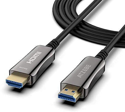 ATZEBE HDMI 2.0 Glasfaser Kabel -30m, HDMI 4k Kabel unterstützt 4K@60Hz, YUV4:4:4,3D, HDR, HDCP 2.2