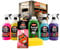 CarPlan Demon Kit d’Entretien Auto 7 Pièces – Shampooing Voiture, Nettoyant Jantes, Nettoyant Intérieur, Lustrant Pneus, Spray Brillance, Éponge et Désodorisant Voiture
