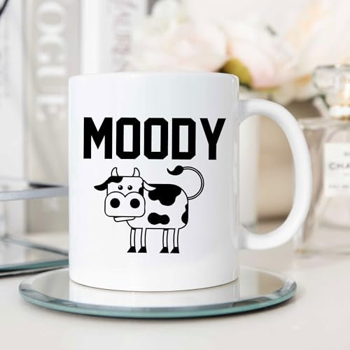 60 Second Makeover Limited Moody Cow Mug Funny Mug Friend Daughter Teenager Mum Present Gift
