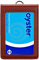 Hibate Genuine Leather Oyster Card Holder Bus Travel Pass Holders - Brown